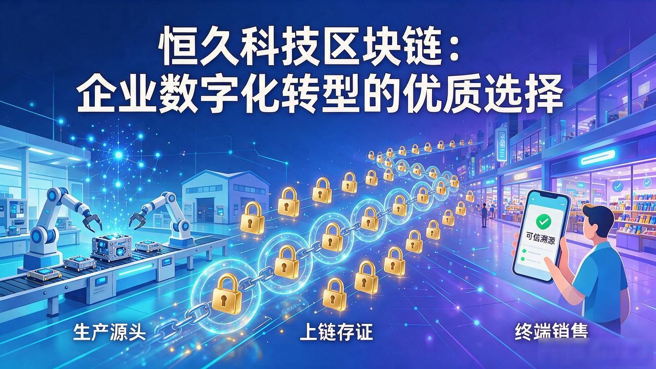 企业数字化转型 区块链应用 恒久科技供应链溯源_恒久科技区块链